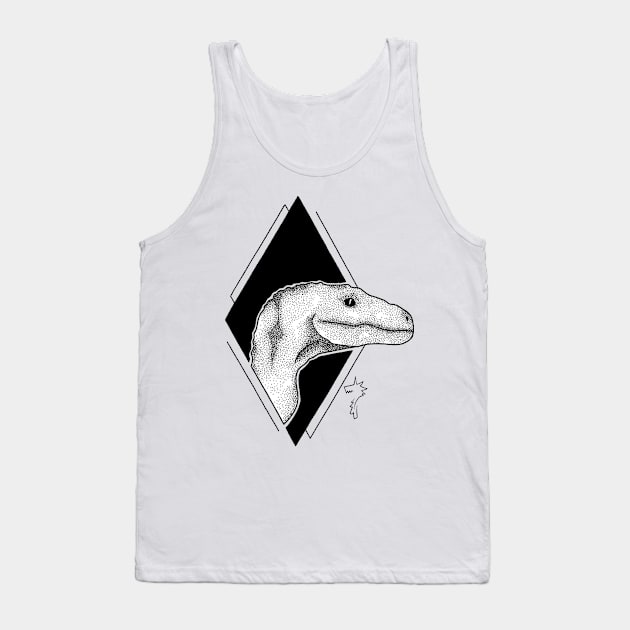 Velociraptor Tank Top by Lugialagia